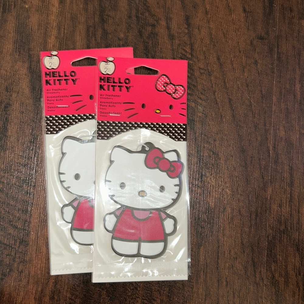 Hello kitty strawberry air freshener